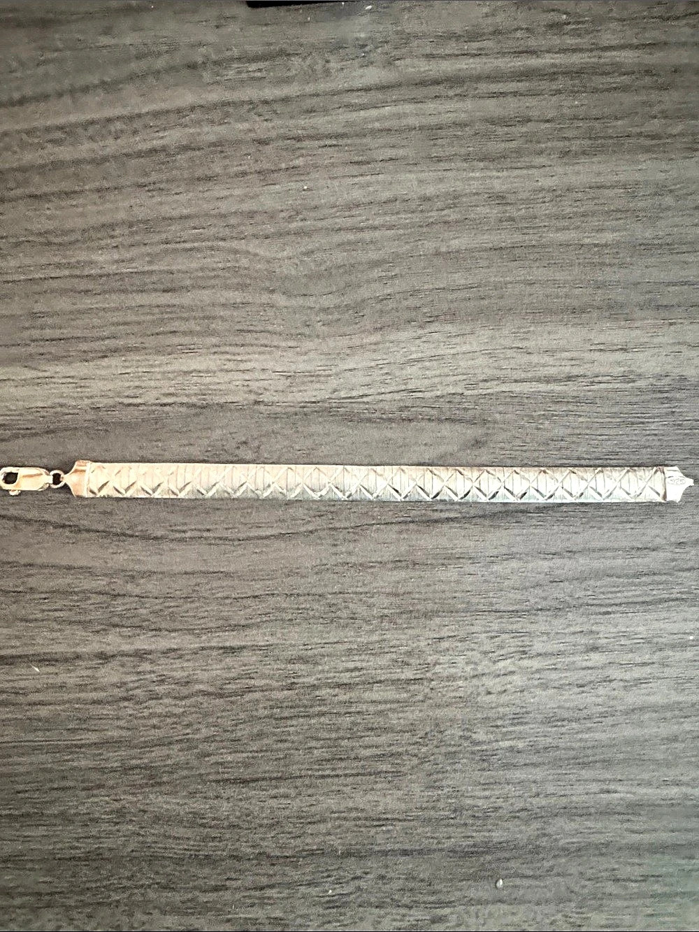 Geometric Silver Bracelet